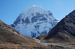30 Mount Kailash North Face from Dirapuk Gompa On Mount Kailash Outer Kora
